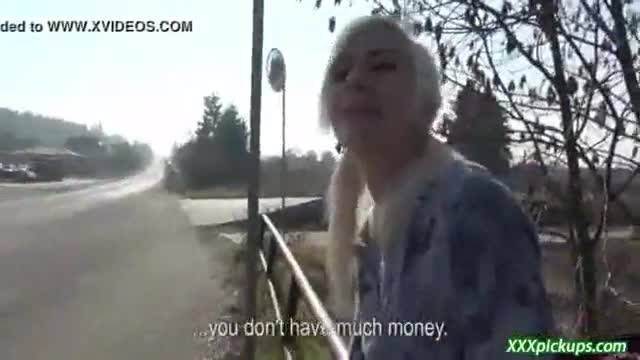 Public pickups - sexy teen czech amateur slut fucks for euros 15